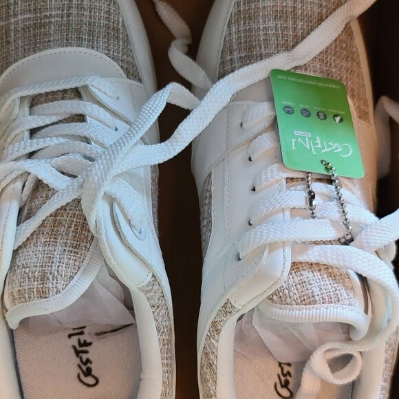 Women's Like New Cestfini High Heeled Wedge Sneakers, Fashion Platform/Hidden We - Picture 11 of 16